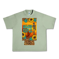 Oil Green don't jesus done it that way western skeleton  12 oz can cooler  (slim Urban Heavy Tee - Artiststas