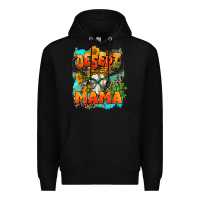 Black desert mama   leopard Premium Hoodie - AdoDesignShop