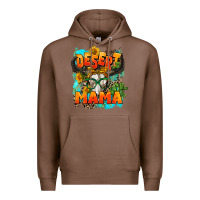 Chestnut desert mama   leopard Premium Hoodie - AdoDesignShop
