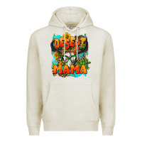 Oatmeal Heather desert mama   leopard Premium Hoodie - AdoDesignShop