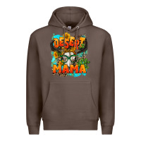 Coffee desert mama   leopard Premium Hoodie - AdoDesignShop