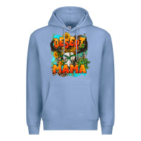 Colony Blue desert mama   leopard Premium Hoodie - AdoDesignShop