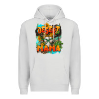 Dove Grey desert mama   leopard Premium Hoodie - AdoDesignShop
