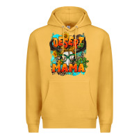 Mustard desert mama   leopard Premium Hoodie - AdoDesignShop