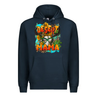 Navy desert mama   leopard Premium Hoodie - AdoDesignShop