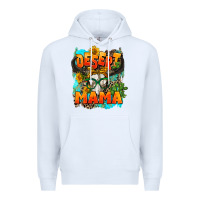 White desert mama   leopard Premium Hoodie - AdoDesignShop