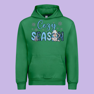 Cozy Season Gnome Coffee Urban Hoodie Designed By Jahusdesignshop