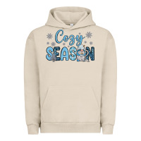 Pigment French Oak cozy season gnome coffee Urban Hoodie - JahusDesignShop