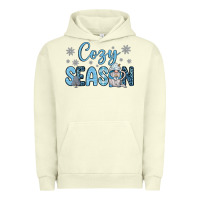 Pigment Pistachio cozy season gnome coffee Urban Hoodie - JahusDesignShop