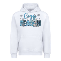 White cozy season gnome coffee Urban Hoodie - JahusDesignShop