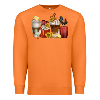 Carrot coffee cups rooster Premium Sweatshirt - texasbilliewilder