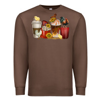 Chestnut coffee cups rooster Premium Sweatshirt - texasbilliewilder