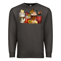 Smoke coffee cups rooster Premium Sweatshirt - texasbilliewilder