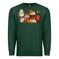 Sports Green coffee cups rooster Premium Sweatshirt - texasbilliewilder