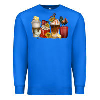True Royal coffee cups rooster Premium Sweatshirt - texasbilliewilder