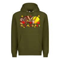 Army Green rub some dirt on it Premium Hoodie - AdoDesignShop