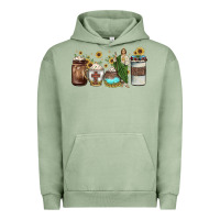 Pigment Oil Green san judas coffee Urban Hoodie - JahusDesignShop