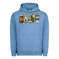 Pigment Pebble Blue san judas coffee Urban Hoodie - JahusDesignShop