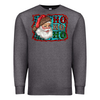 Charcoal Heather Santa Ho Ho Ho Premium Sweatshirt - RanaPortraitStore