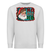 Dove Grey Santa Ho Ho Ho Premium Sweatshirt - RanaPortraitStore