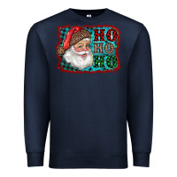 Navy Santa Ho Ho Ho Premium Sweatshirt - RanaPortraitStore