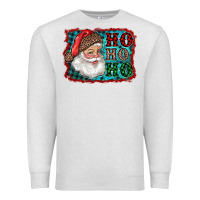 Oatmeal Heather Santa Ho Ho Ho Premium Sweatshirt - RanaPortraitStore