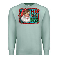 Seafoam Santa Ho Ho Ho Premium Sweatshirt - RanaPortraitStore