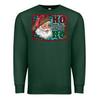 Sports Green Santa Ho Ho Ho Premium Sweatshirt - RanaPortraitStore