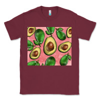 Burgundy avacado pink tumbler Classic Tee - BarkalooDesign
