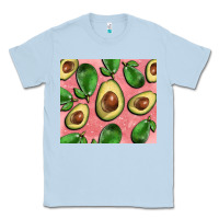 Dusty Blue avacado pink tumbler Classic Tee - BarkalooDesign