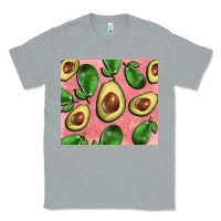 Heather Grey avacado pink tumbler Classic Tee - BarkalooDesign
