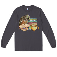 Smoke owl and books Long Sleeve Tee - BarkalooDesign