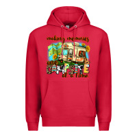 Cardinal making memories one campsite at a time Premium Hoodie - AdoDesignShop