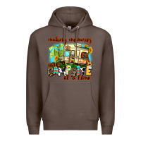 Coffee making memories one campsite at a time Premium Hoodie - AdoDesignShop