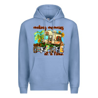 Colony Blue making memories one campsite at a time Premium Hoodie - AdoDesignShop