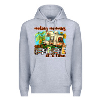 Heather Grey making memories one campsite at a time Premium Hoodie - AdoDesignShop