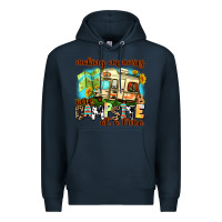 Navy making memories one campsite at a time Premium Hoodie - AdoDesignShop