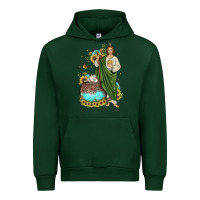 Forest Green san judas coffee cup sunflower Urban Hoodie - JahusDesignShop