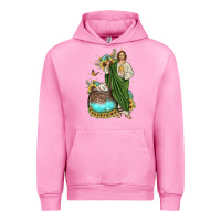 Fuchsia Pink san judas coffee cup sunflower Urban Hoodie - JahusDesignShop