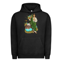 Pigment Black san judas coffee cup sunflower Urban Hoodie - JahusDesignShop