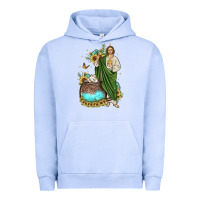 Pigment Grape Ice san judas coffee cup sunflower Urban Hoodie - JahusDesignShop