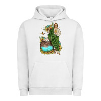 Pigment Lunar Rock san judas coffee cup sunflower Urban Hoodie - JahusDesignShop