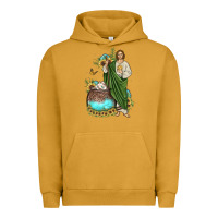 Pigment Peanut Butter san judas coffee cup sunflower Urban Hoodie - JahusDesignShop