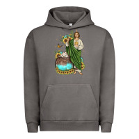 Pigment Tornado san judas coffee cup sunflower Urban Hoodie - JahusDesignShop