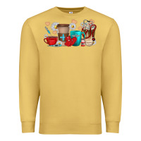 Antique Gold Nurse coffee cups Premium Sweatshirt - texasbilliewilder