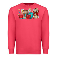Cardinal Nurse coffee cups Premium Sweatshirt - texasbilliewilder