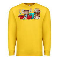 Lemon Nurse coffee cups Premium Sweatshirt - texasbilliewilder