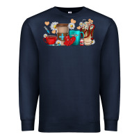 Navy Nurse coffee cups Premium Sweatshirt - texasbilliewilder