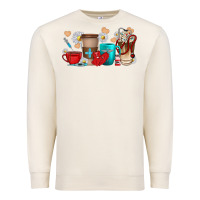 Sandshell Nurse coffee cups Premium Sweatshirt - texasbilliewilder