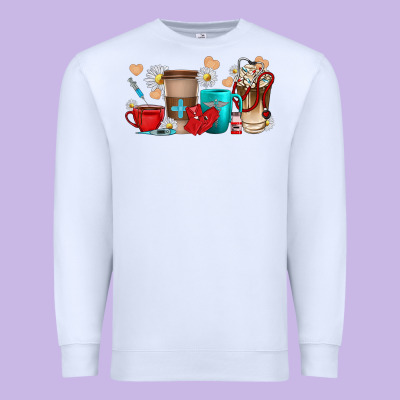 Premium Sweatshirt Nurse coffee cups